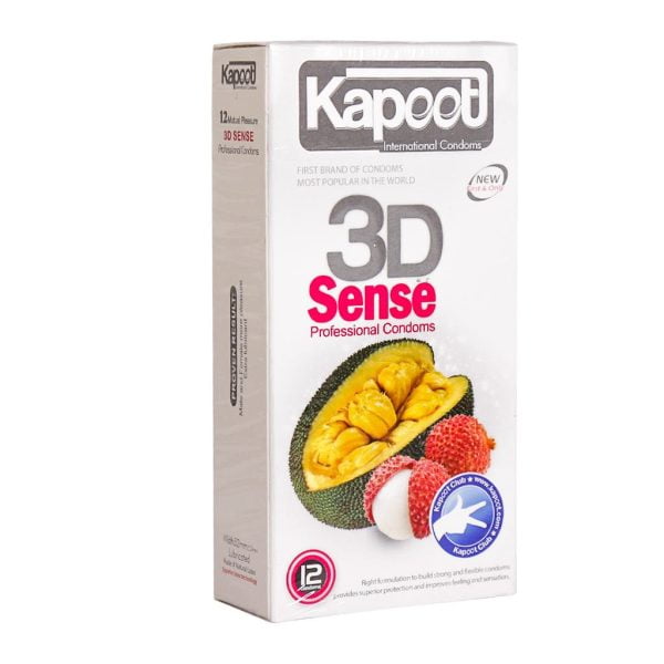 کاندوم خاردار کاپوت سه بعدی مدل 3D Sense