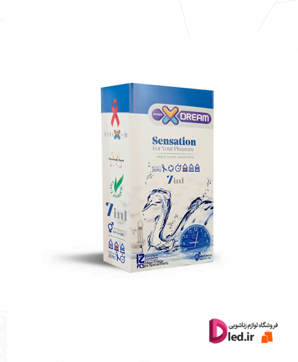 کاندوم ایکس دریم مدل Sensation بسته 12 عددی
